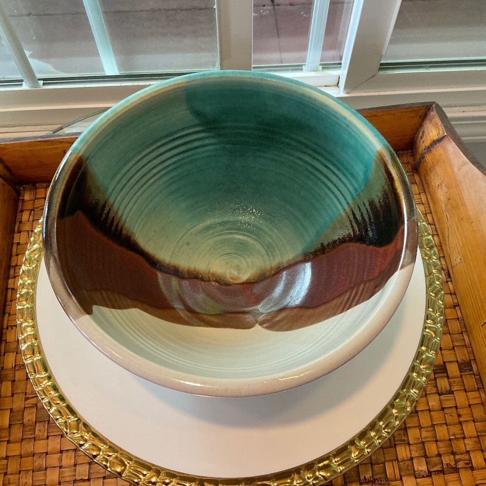 Tropical Clay Hawaii Pottery Bowl